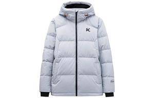 Баскетбольная коллекция пуховик мужской меланжевый лайм Anta, цвет Marl lime