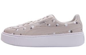 Кроссовки PUMA Sneakers Suede Platform Dots Jr 'Silver' Women's