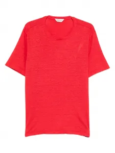 Меланжевая футболка Gran Sasso, красный