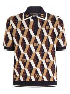 Dolce & Gabbana шелковая рубашка поло, нейтральный