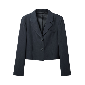 Пиджак для делового костюма женский SPAO, charcoal серый