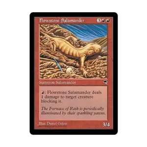 CCG Саламандра из Flowstone (U), MTG - Tempest