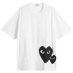 Футболка с логотипом U, трикотажная Comme Des Garçons Play, белый
