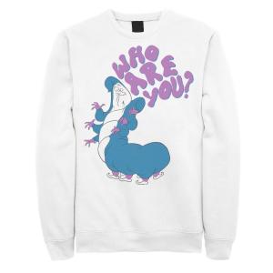 Мужской свитшот Disney Alice In Wonderland Caterpillar Who Are You Licensed Character