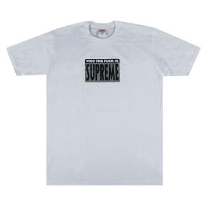 Футболка Supreme Who The f*ck Tee 'White', белый