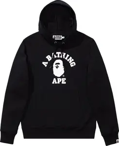 Худи BAPE College Pullover Hoodie Black, черный