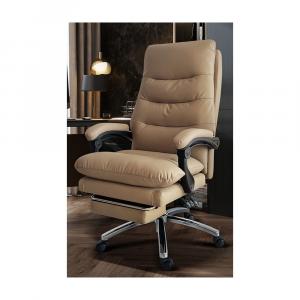 Игровое кресло Insdea HDA065-II, алюминий, губка, с подставкой для ног, светло-коричневый