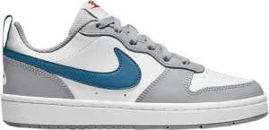 Кроссовки Nike Court Borough Low 2 GS 'White Light Smoke Grey Marina', белый