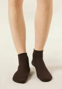 Kurze ohne rand socks Calzedonia, Brown