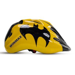 Шлем детский Carebull Winmax Bicycle Bat 4-10 Years Old, желтый/черный