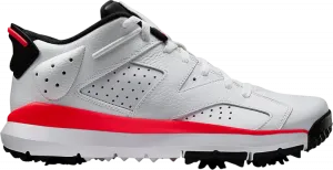 Кроссовки Air Jordan 6 Retro Low Golf Infrared, белый