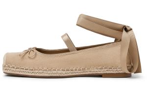 CHARLES&KEITH Женские повседневные туфли Small Ck на низком каблуке 2 см песочного цвета, цвет Sand Sand