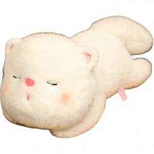 Мягкая игрушка Dumb And Cute Cartoon Group Cat MENGGEGE, белый