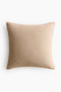 Наволочка H&M Canvas, 50X50 см, бежевый