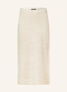 Трикотажная юбка Gina Tricot, экрю