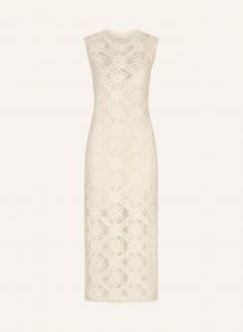 Платье из вышитого шифона Claire Luise, бежевый