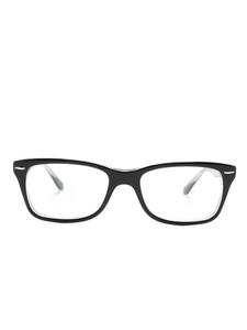 Ray-Ban очки в прямоугольной оправе, черный