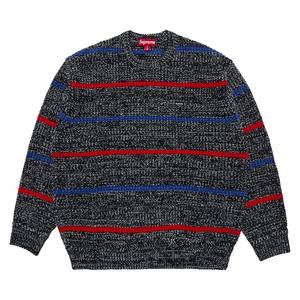 Свитер Supreme Waffle Small Box Sweater, цвет Stripe M lange