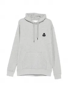 Худи с логотипом MARANT, серый