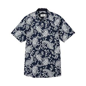 Мужская рубашка slim fit с принтом пейсли Elie Balleh, Navy