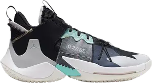Кроссовки Jordan Why Not Zer0.2 SE PF Black Vast Grey, черный