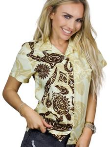 Блуза King Kameha Maori Wedding, бежевый