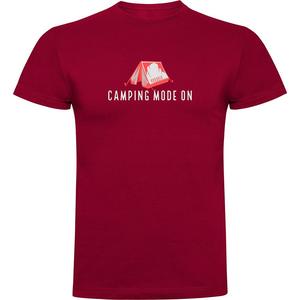 Футболка с коротким рукавом Kruskis Camping Mode On, красный