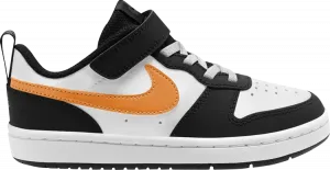 Кроссовки Nike Court Borough Low 2 PS 'White Black Orange', белый