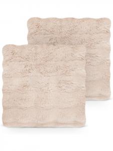 Aspero 2 наволочки из искусственного меха 45x45 см, цвет «Милан», бежевый