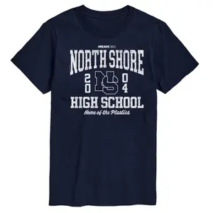 Мужская футболка с принтом "Дрянные девчонки" North Shore HS Licensed Character, синий