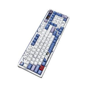 Игровая клавиатура Valkyrie VK99 Gaming Naruto Shippuden, Sasuke Uchiha, белый/синий, английская раскладка