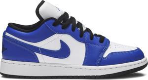 Кроссовки Air Jordan 1 Low GS Game Royal, белый