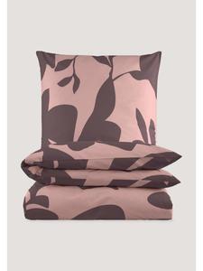 Постельное белье Renforcé цвета ежевичного сорбета Hessnatur, 135 x 200 + 80 x 80 см