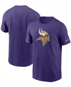 Мужская фиолетовая футболка с логотипом minnesota vikings primary Nike, фиолетовый