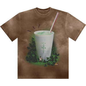 Футболка Cactus Jack by Travis Scott x McDonald's Grail T-Shirt 'Brown', коричневый