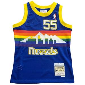 Футболка NBA Denver Nuggets для мальчиков в цвете Royal Mitchell & Ness, Royal