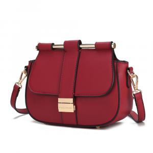 Лондон женская сумка через плечо из веганской кожи MKF, красный