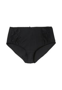 Трусики на талии со слегка прозрачным кружевом sheego, черный