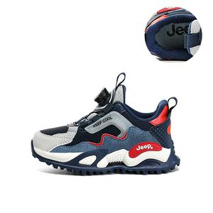 Детские кеды Детские низкие темно-синие красные Jeep, красный