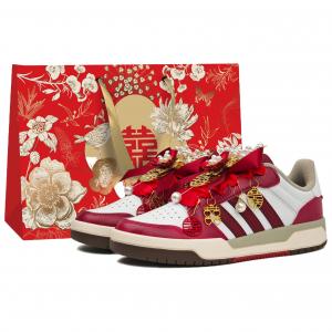 Свадебные туфли Enrap, Harmony Of Phoenix And Peacock, замша в китайском стиле Adidas Neo, scarlet