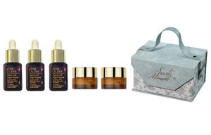 Advanced Night Repair Новая китайская коллекция Blue Box по уходу за кожей Успокаивающая, подтягивающая, увлажняющая, восстанавливающая ESTEE LAUDER, Small коричневый bottle essence 7ml*3 + small коричневый bottle eye cream 5ml*2