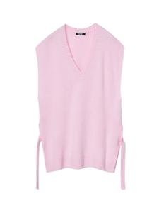 Кашемировый топ для беременных с V-образным вырезом Gobi Cashmere, Pink-orchid pink