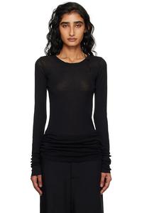 Мини-Футболка Concordians в рубчик Rick Owens, черный