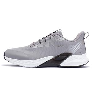 361° Кроссовки для бега Volcano Rainproof Series, низкие, мужские, цинково-железно-серые/обсидианово-черные