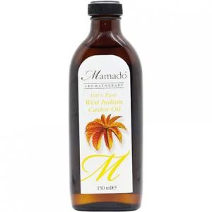 100% чистое касторовое масло для массажа кожи и волос 150 мл Mamado