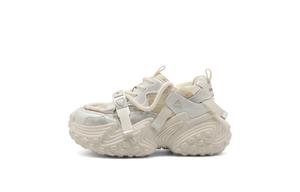 Амортизирующие кроссовки Low Top Chunky женские фиолетовые, экрю BELLE