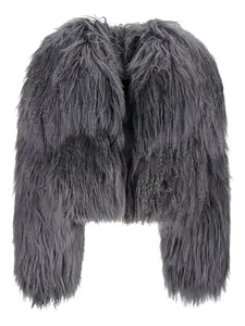 Куртка-бомбер с ворсом The Attico, серый