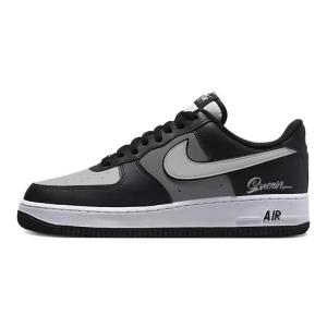 Кастомизированные кроссовки Nike Air Force 1 Skateboard Shoes Unisex, черный/серый