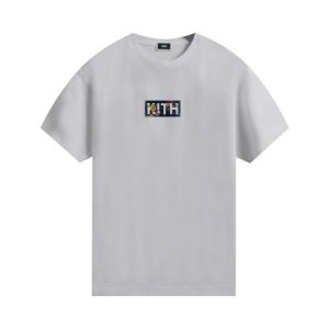 Футболка Kith Begonia Floral Box Logo Tee 'White', белый