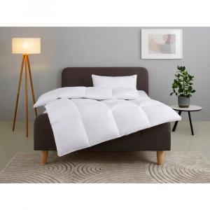 Комплект Home affaire Litrone пуховое одеяло + подушка, 40х80, очень теплое, белый